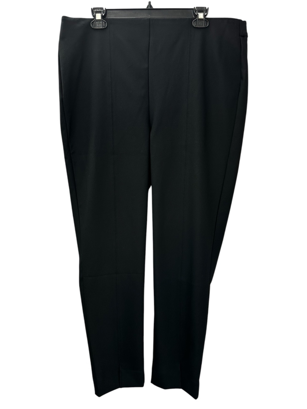 NWT Chico's Pants Black So Slimming 180 Front Slit Tech Stretch Size 3R/US 16/XL